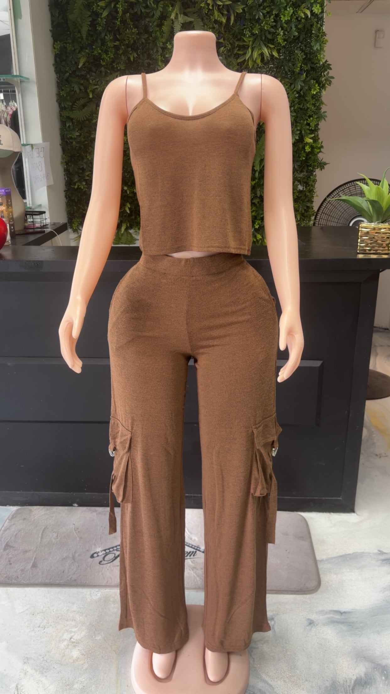 2 Piece Cami-Cargo Set