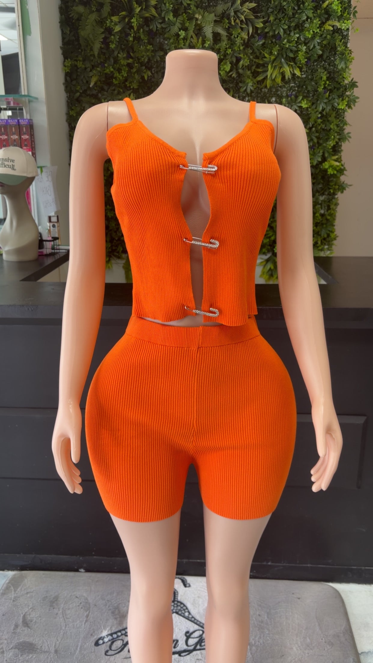 Plus Bling Pinned 2 Piece